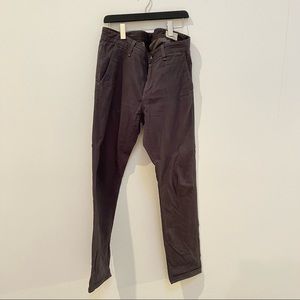 Rag & Bone Fit 2 Classic Chino Charcoal Grey Size 34W